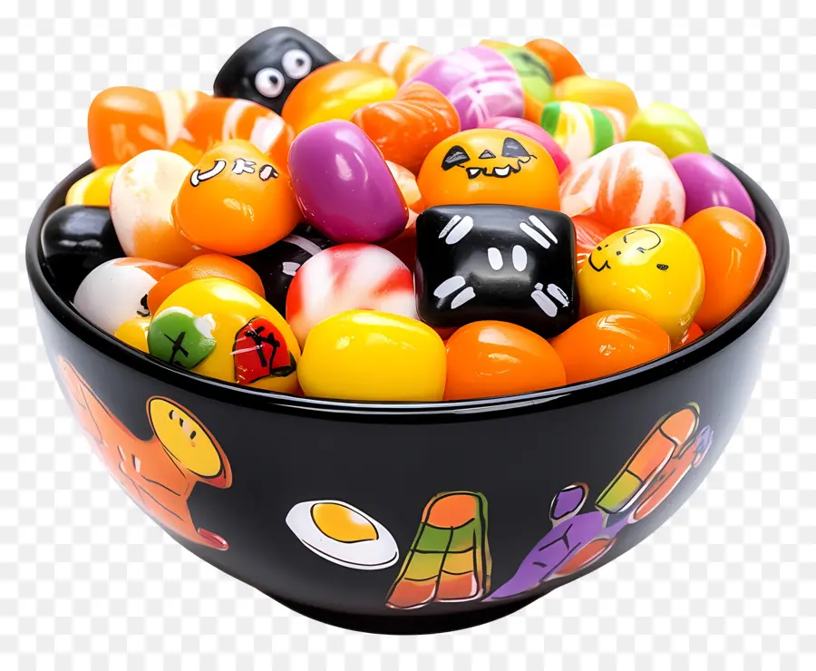 Tazón De Dulces De Halloween，Bol PNG