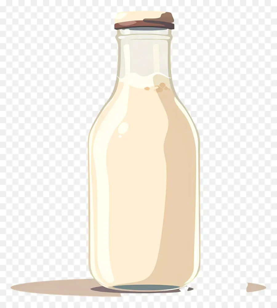 Botella De Leche，Lácteos PNG