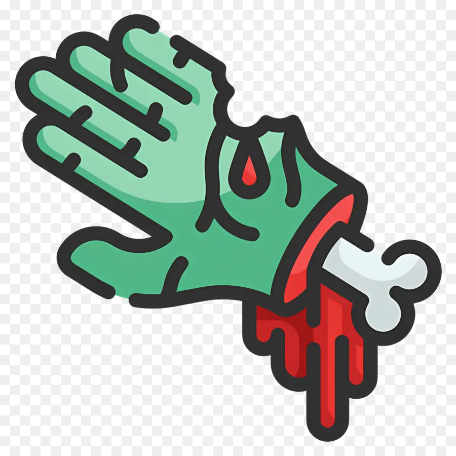 Mano De Halloween，Mano Zombi PNG