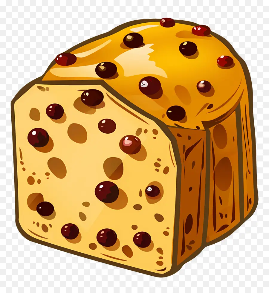 Panetón，Panettone En Rodajas PNG