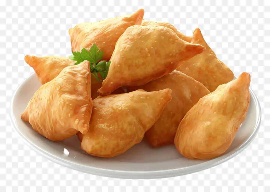 Pan Pakora，Samosas PNG