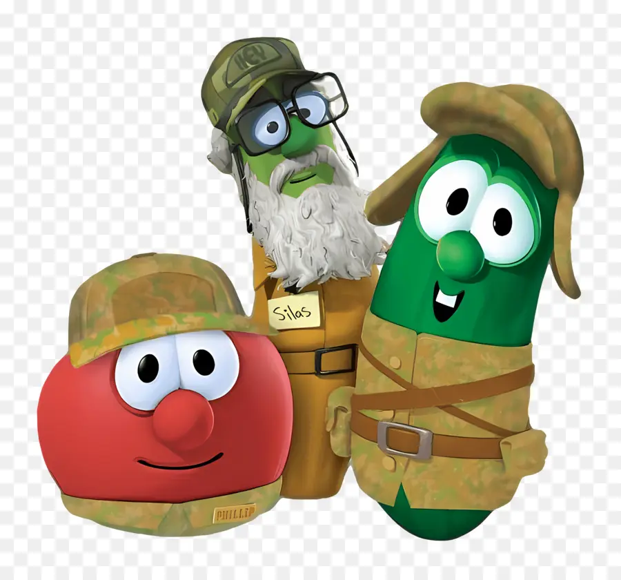 Veggietales，Personajes Vegetales PNG