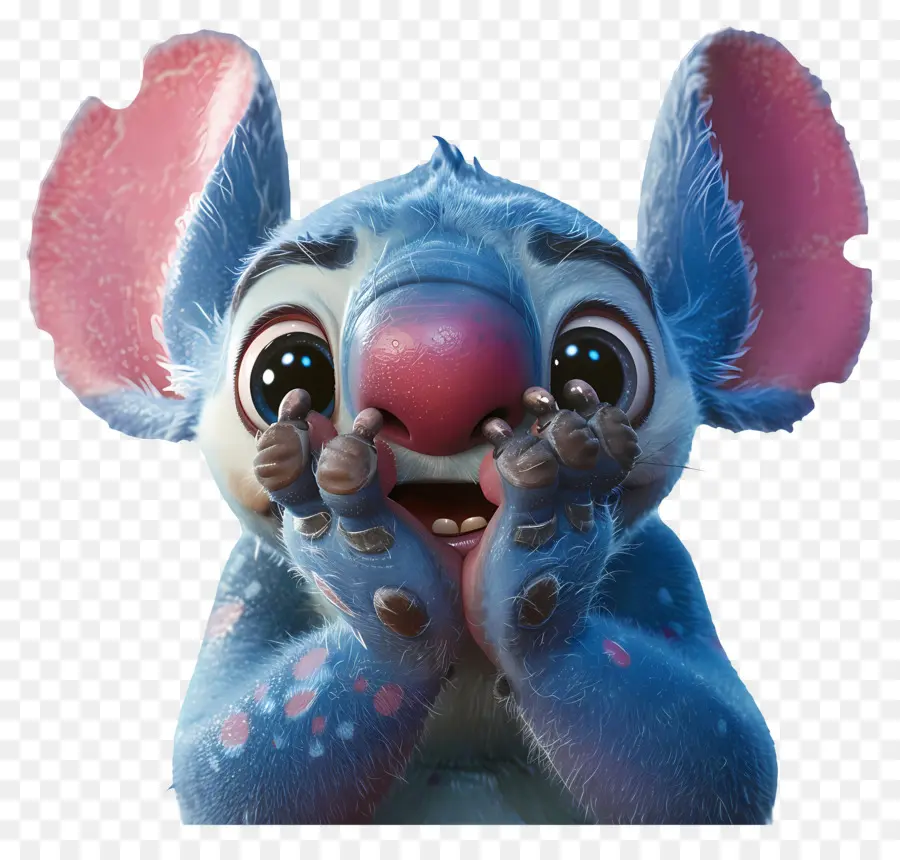 Puntada Disney，Personaje De Dibujos Animados Azul PNG