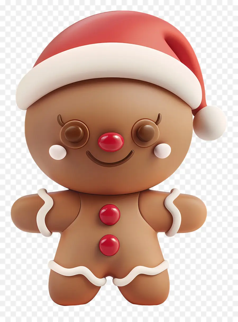 Hombre De Jengibre，Hombre De Jengibre Navideño PNG