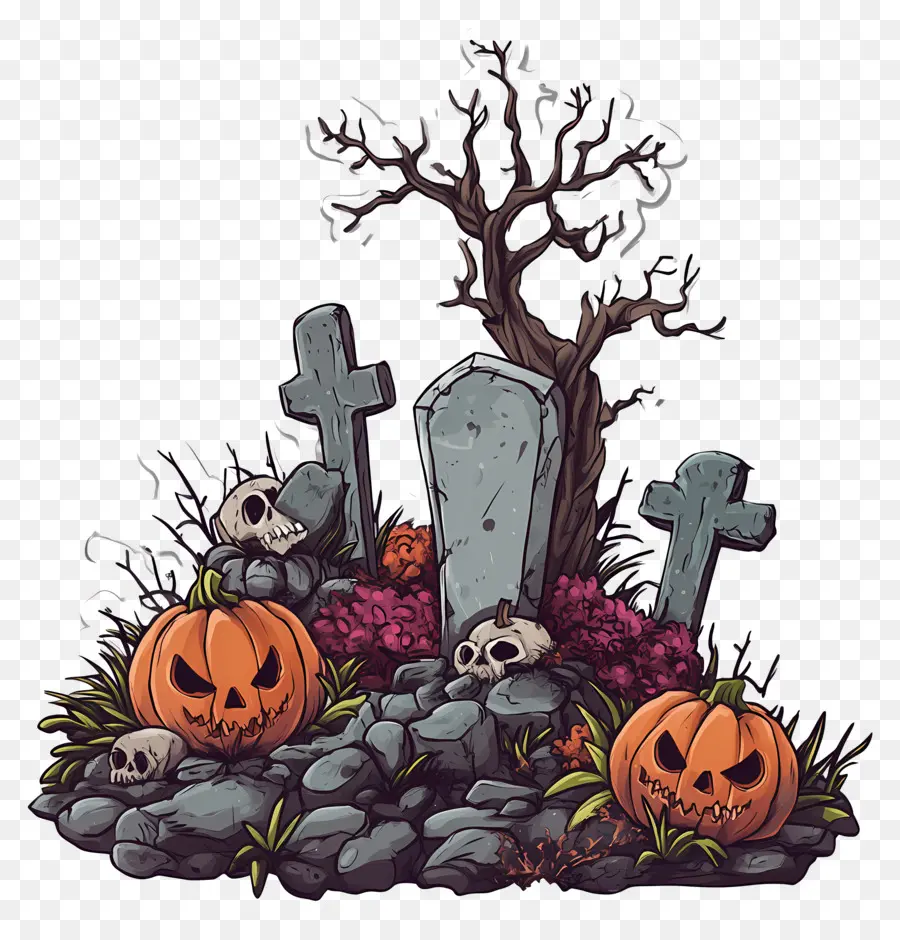 Cementerio De Halloween，Cementerio PNG