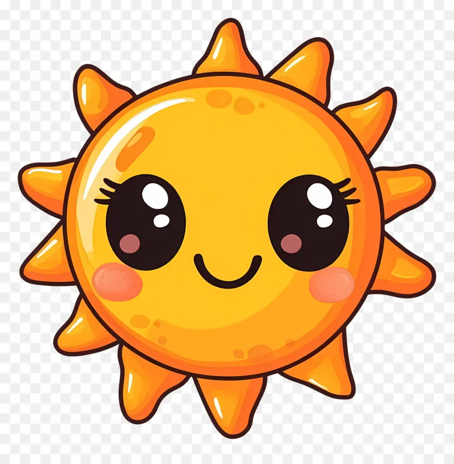 Sol Kawaii，Lindo Sol PNG