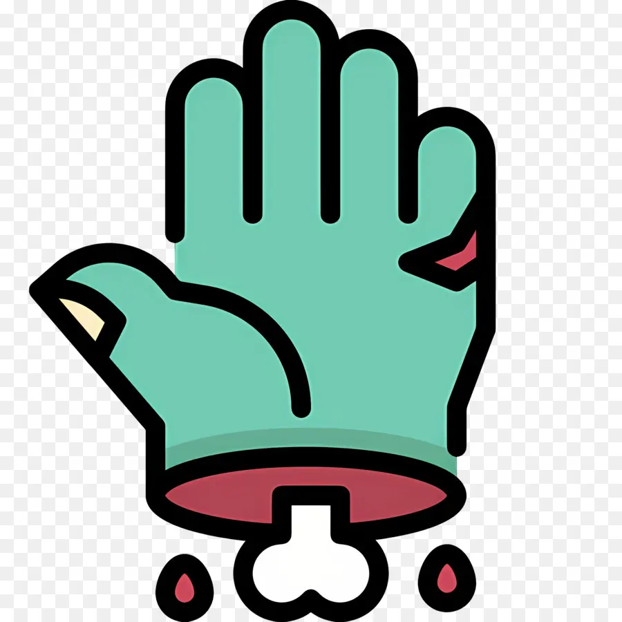 Mano De Halloween，Mano De Zombie Cortada PNG