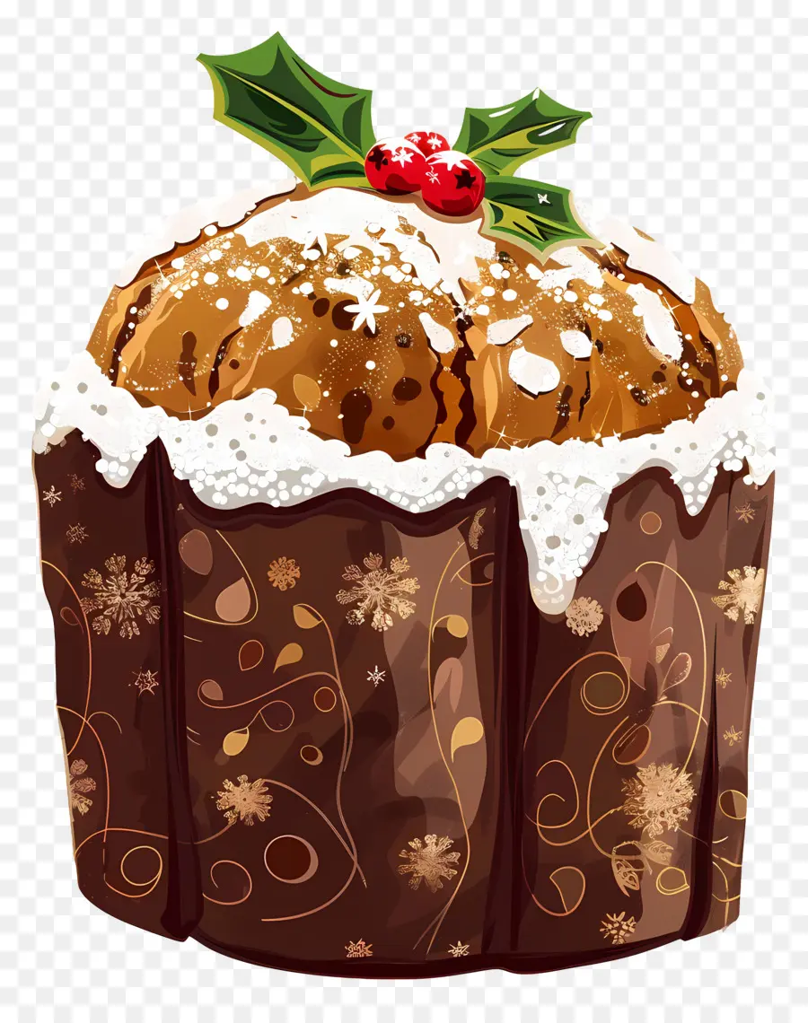 Panetón，Pudin De Navidad PNG