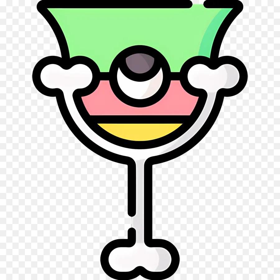 Coctel De Halloween，Bebida De Globo Ocular PNG