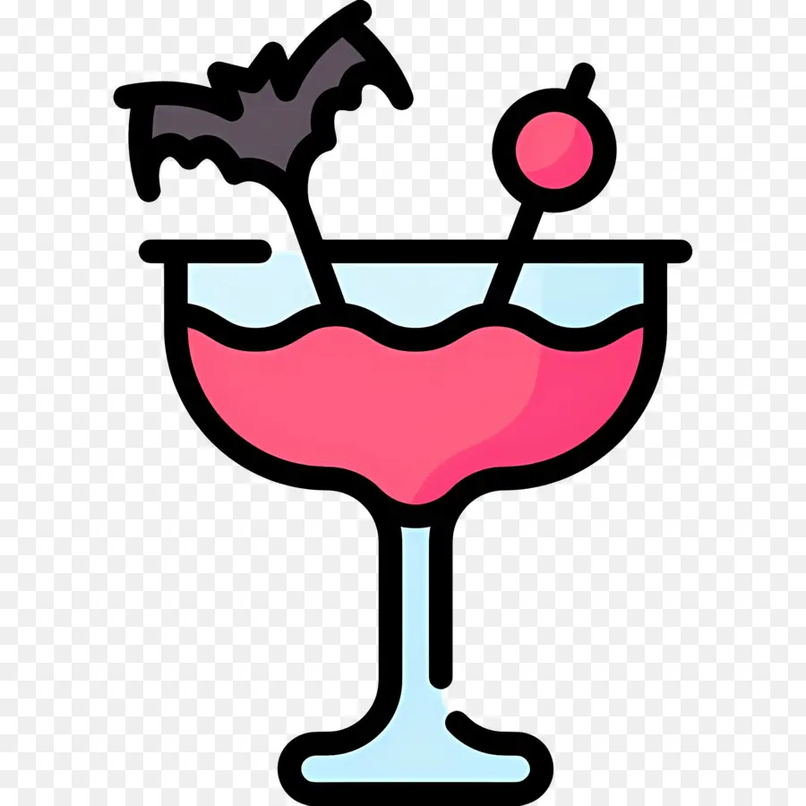 Coctel De Halloween，Cóctel Rosa PNG