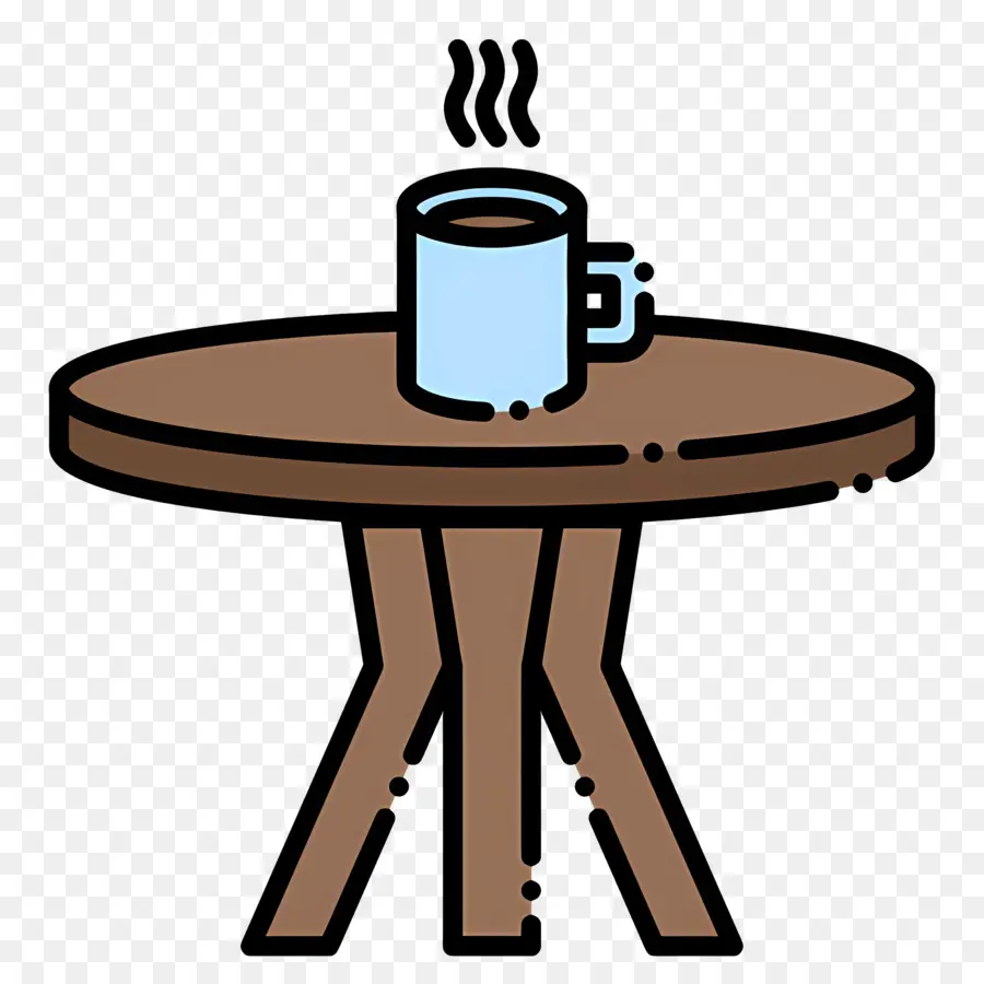 Mesa De Centro，Café En La Mesa PNG