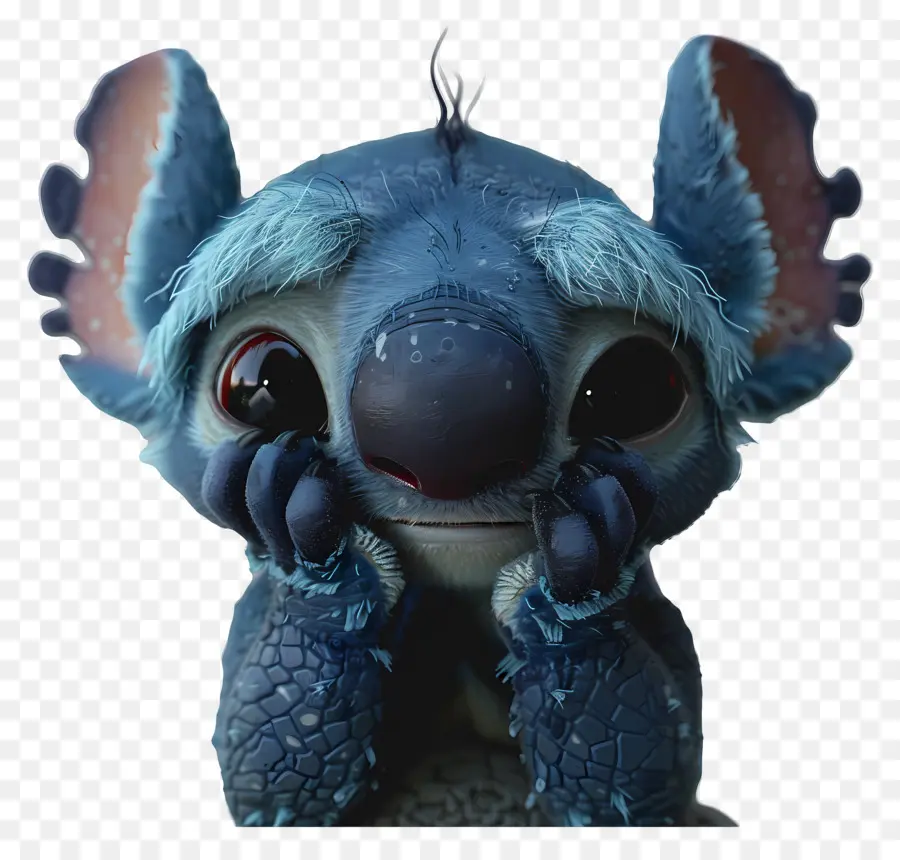 Puntada Disney，Criatura Alienígena Azul PNG