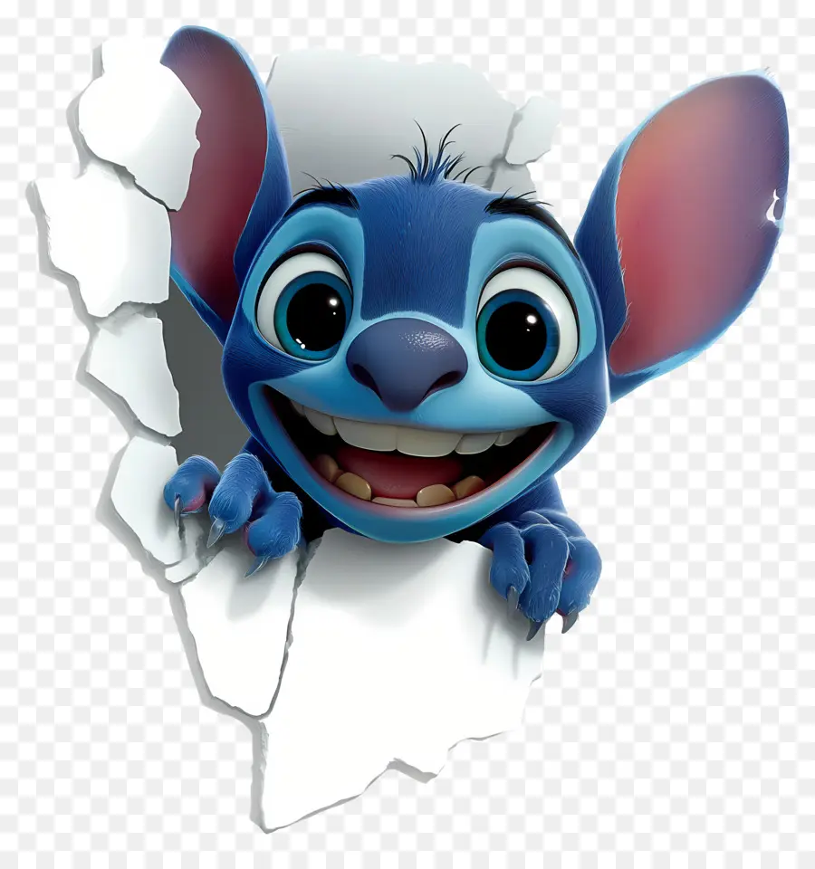 Puntada Disney，Personaje Alienígena Azul PNG