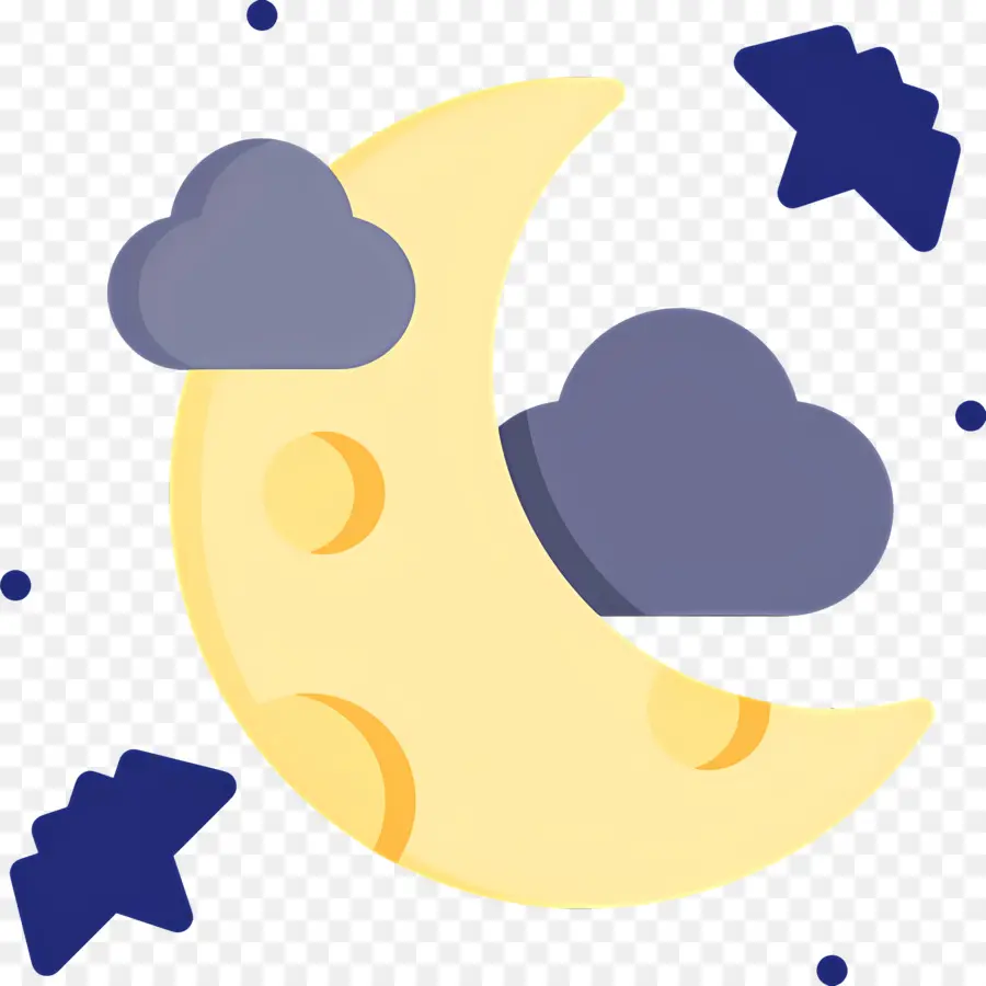 Luna De Halloween，Luna Y Estrellas PNG