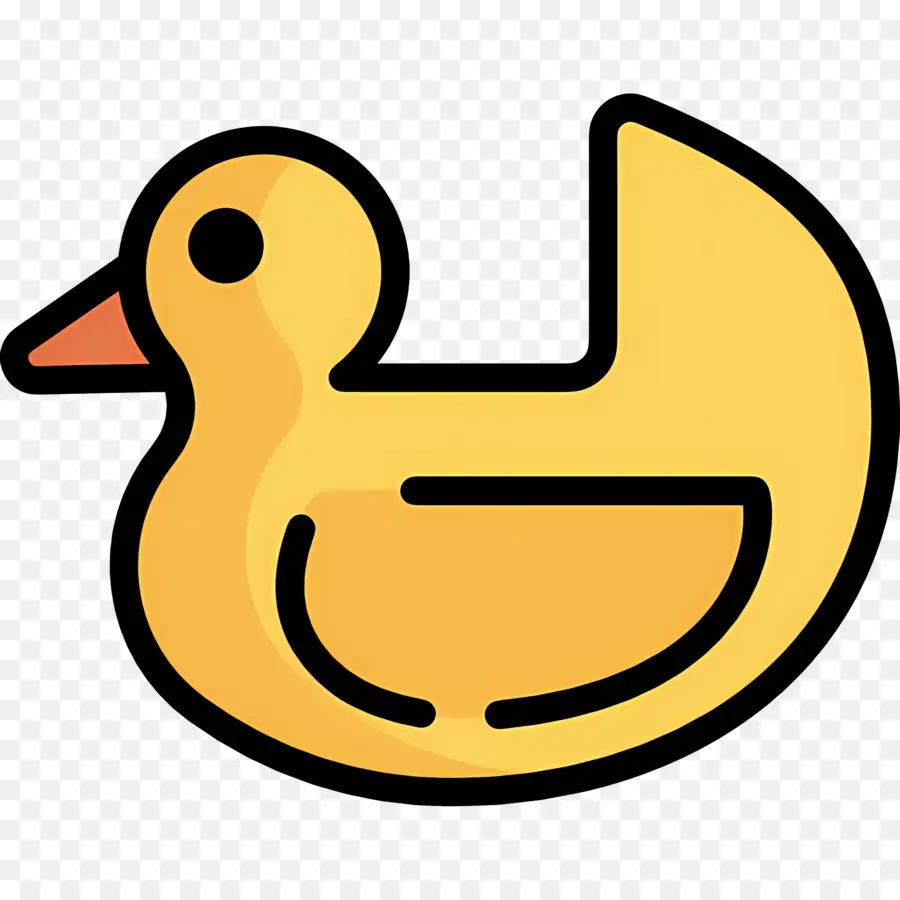 Pato De Dibujos Animados，Pato Amarillo PNG