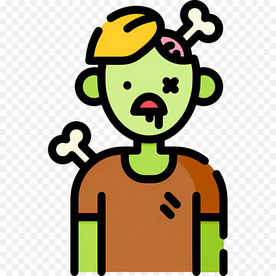 Zombie De Halloween，Dibujos Animados De Zombis PNG