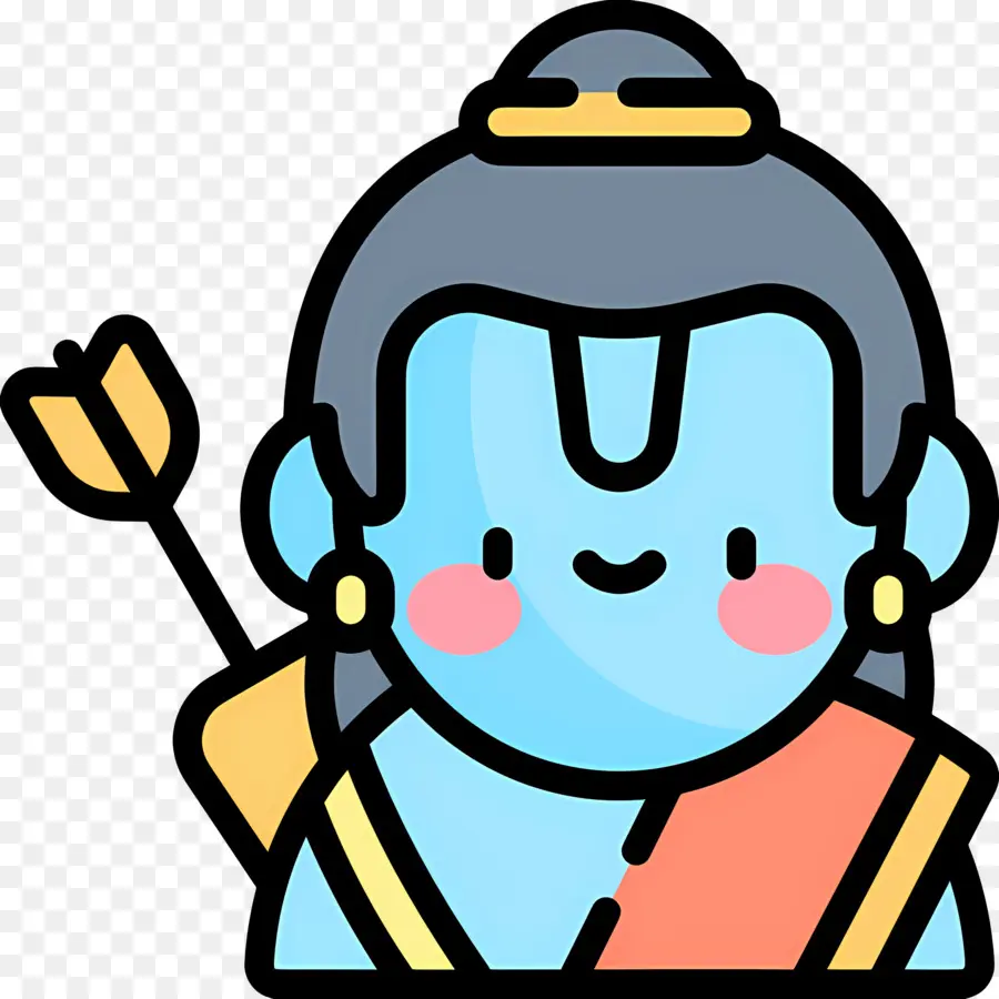 Rama，Deidad Azul PNG