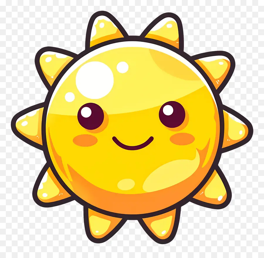 Sol Kawaii，Lindo Sol PNG