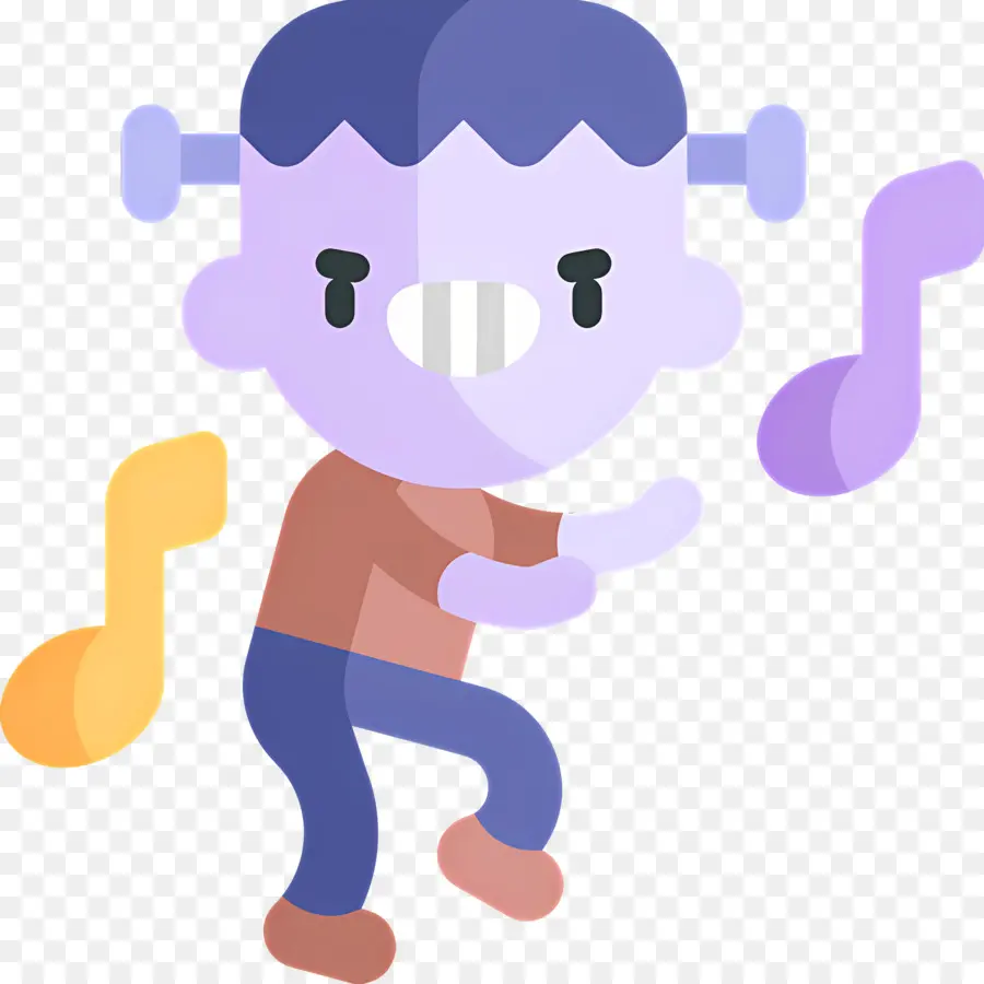 Zombie De Halloween，Personaje Bailando PNG