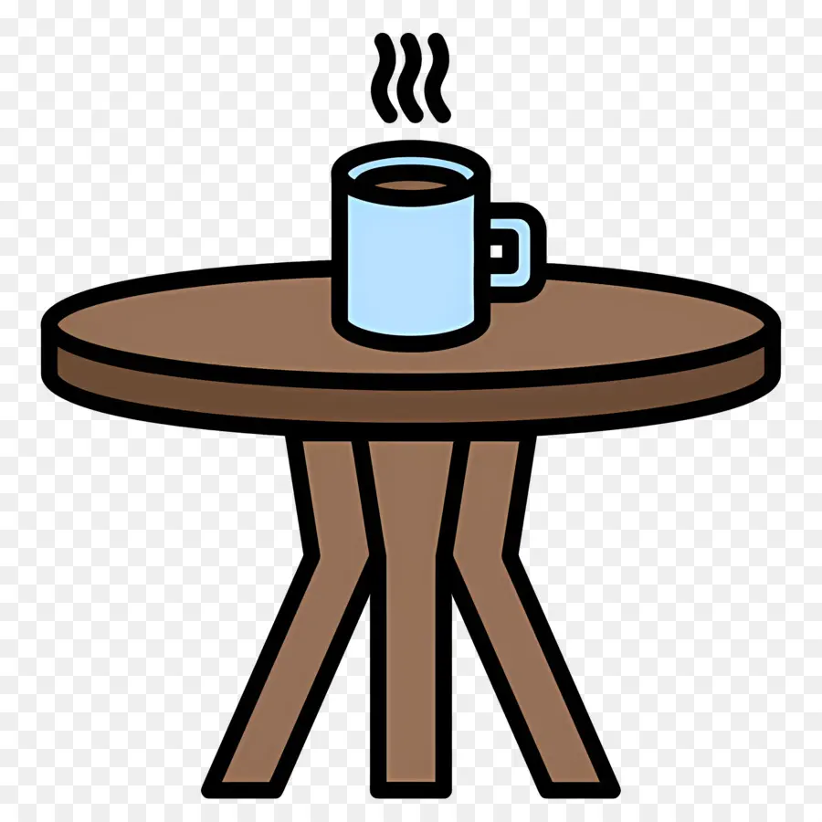 Mesa De Centro，Café En La Mesa PNG