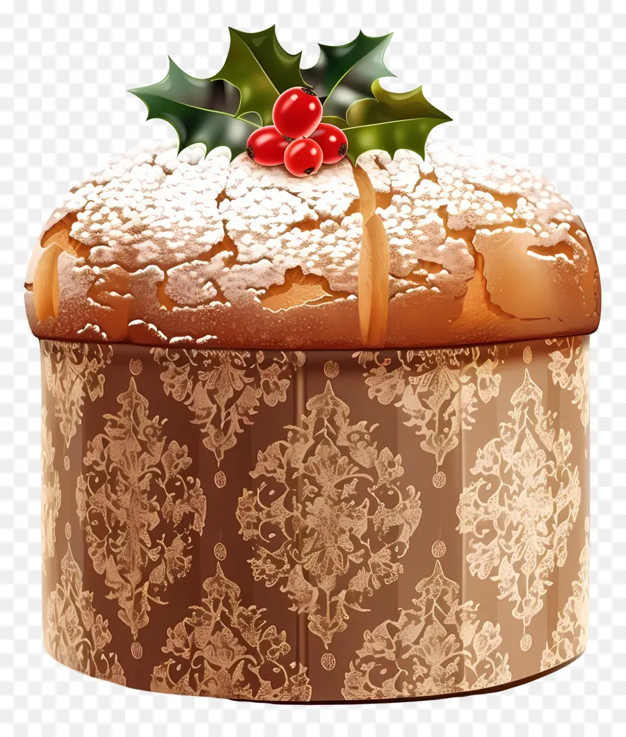 Panetón，Pastel De Navidad PNG