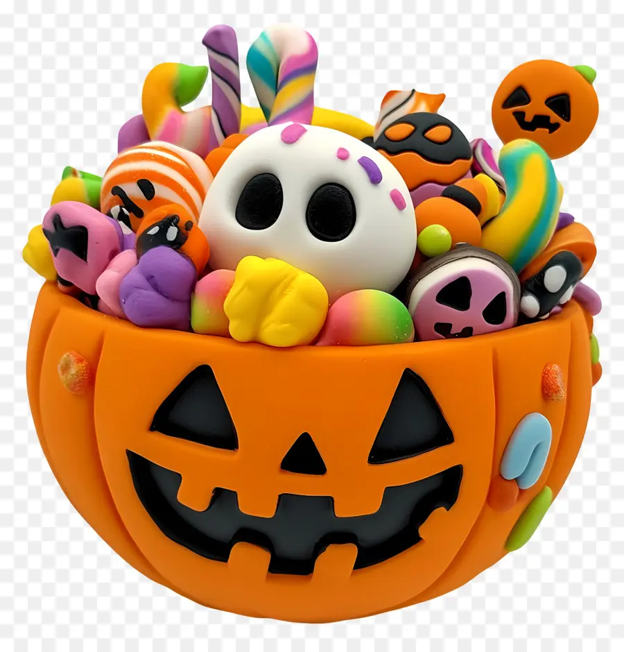 Tazón De Dulces De Halloween，Dulces De Halloween PNG