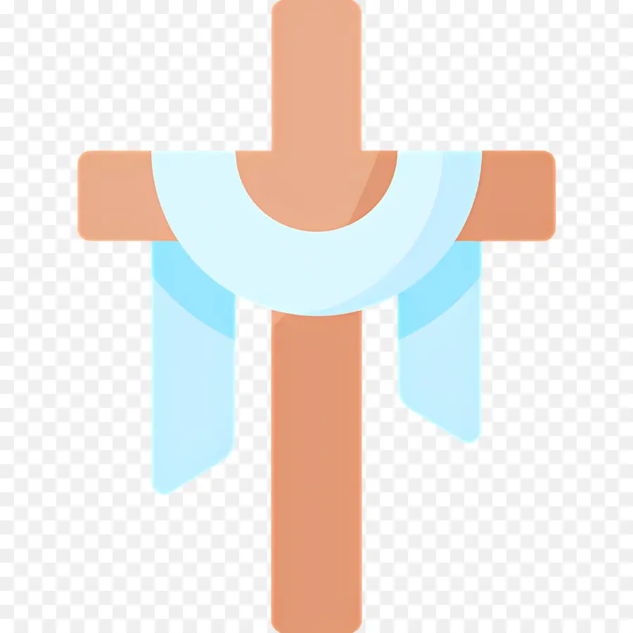 Cruz Cristiana，Cruz Con Tela PNG