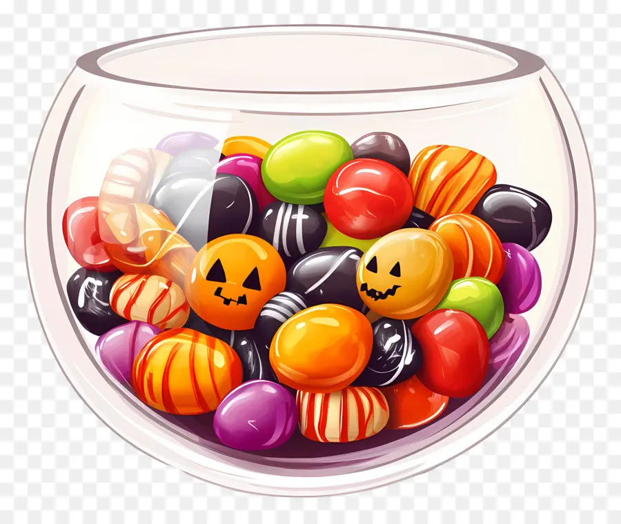 Dulces De Halloween，Tarro De Dulces De Halloween PNG