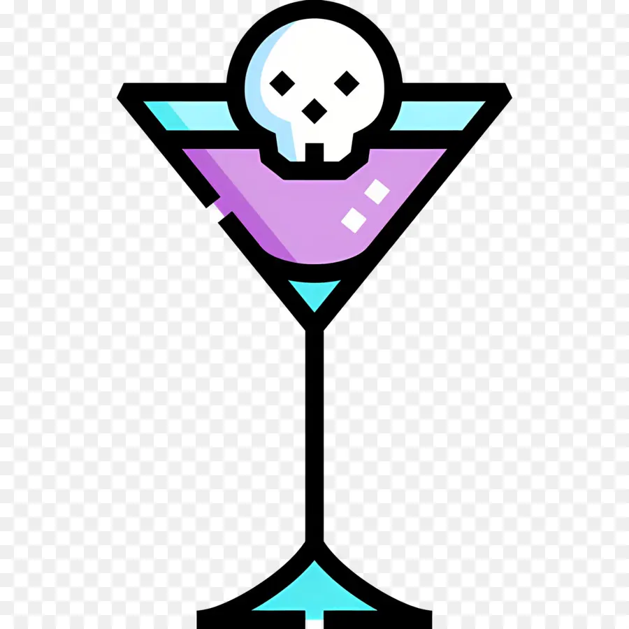 Coctel De Halloween，Cóctel De Calavera PNG