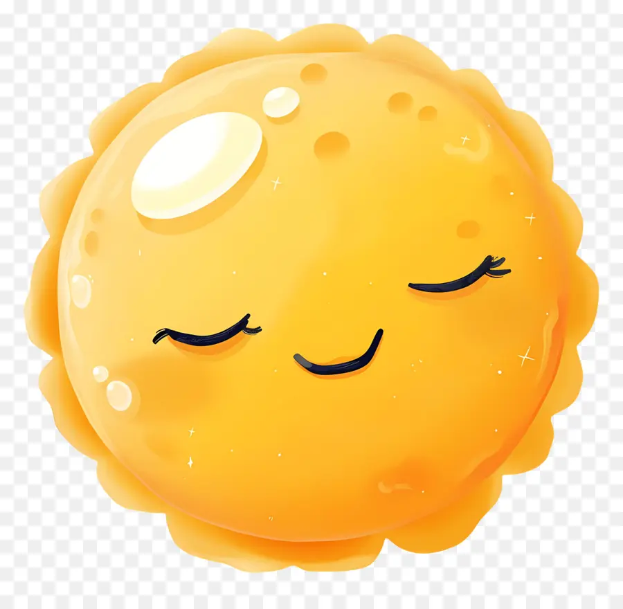 Sol Kawaii，Sol Dormido PNG