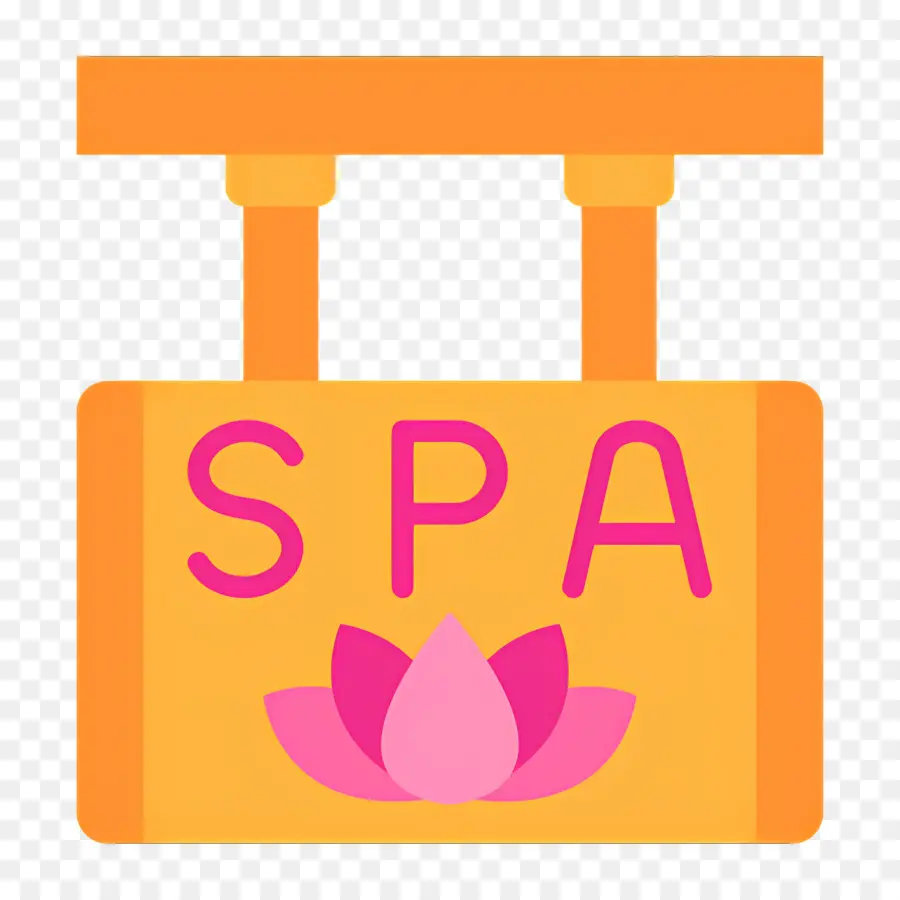 Símbolo De Spa，Signo De Spa Con Loto PNG