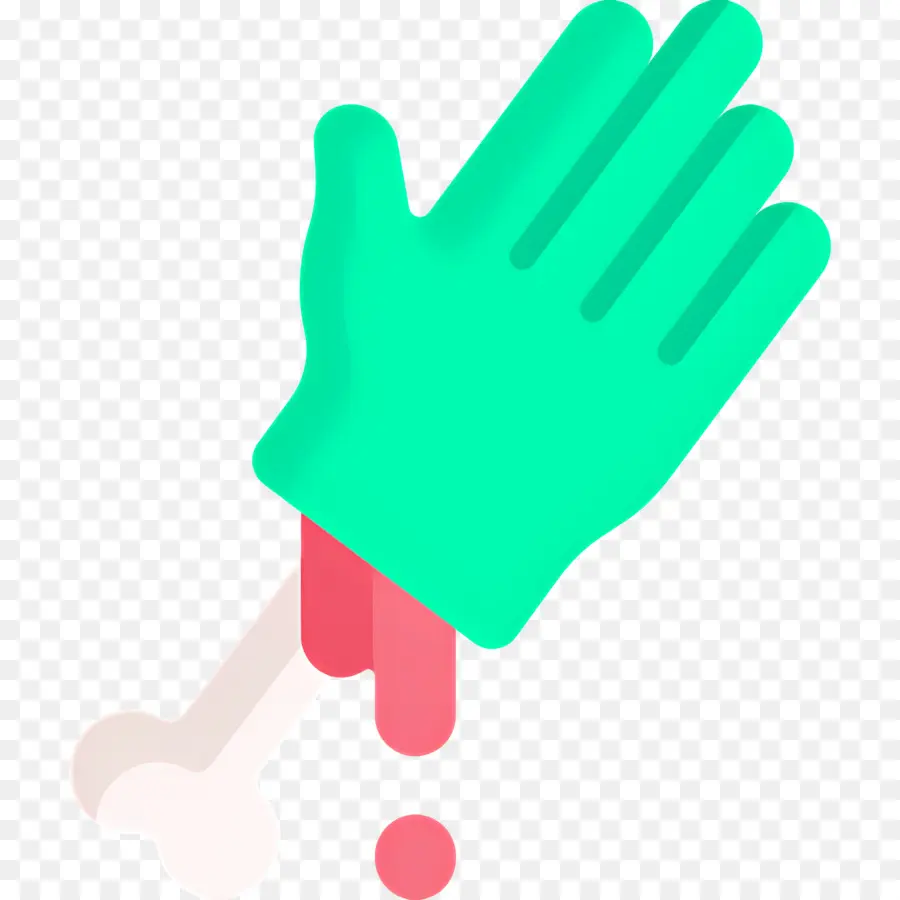 Mano De Halloween，Mano Verde Cortada PNG