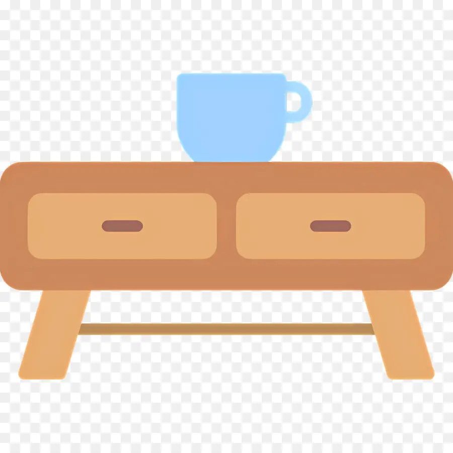 Mesa De Centro，Mesa Con Taza PNG