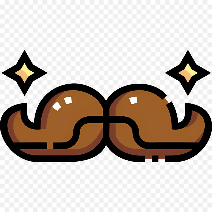 Bigote，Bigote Marrón PNG