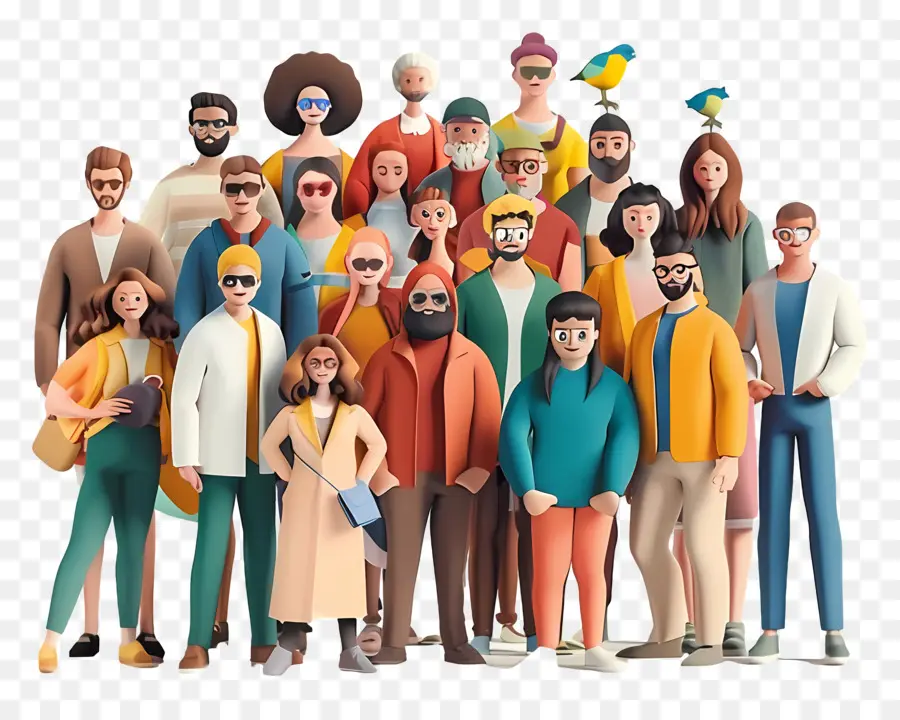 Multitud De Personas，Grupo De Personas PNG