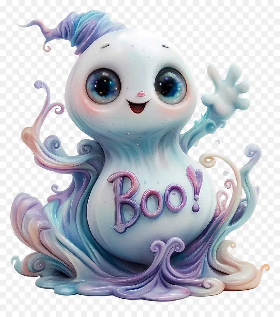 Abucheo De Halloween，Lindo Fantasma PNG