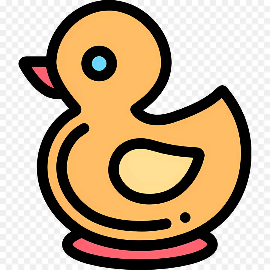 Pato De Dibujos Animados，Pato Amarillo PNG