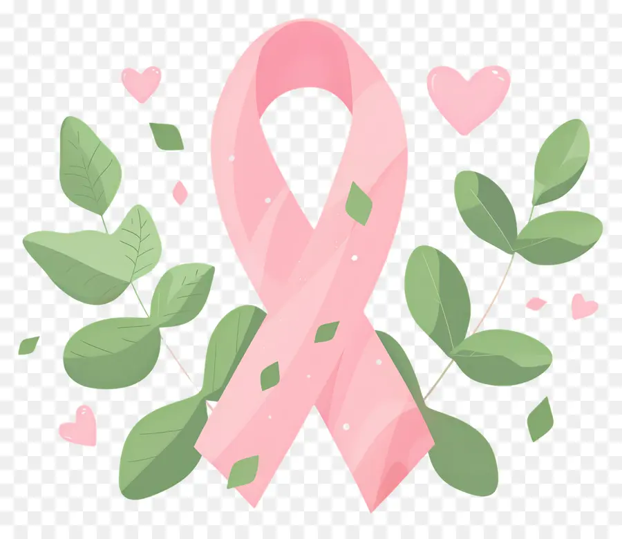 Concientización Sobre El Cáncer De Mama，Cinta Rosa PNG