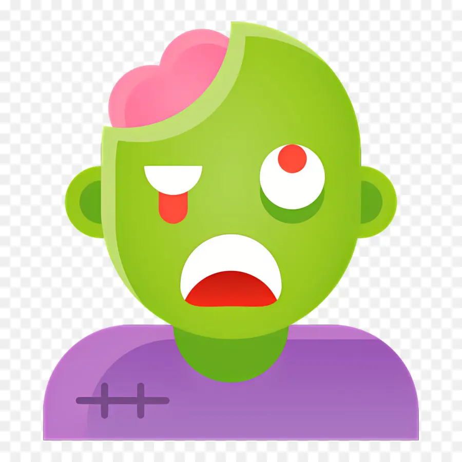 Zombie De Halloween，Zombi Verde PNG