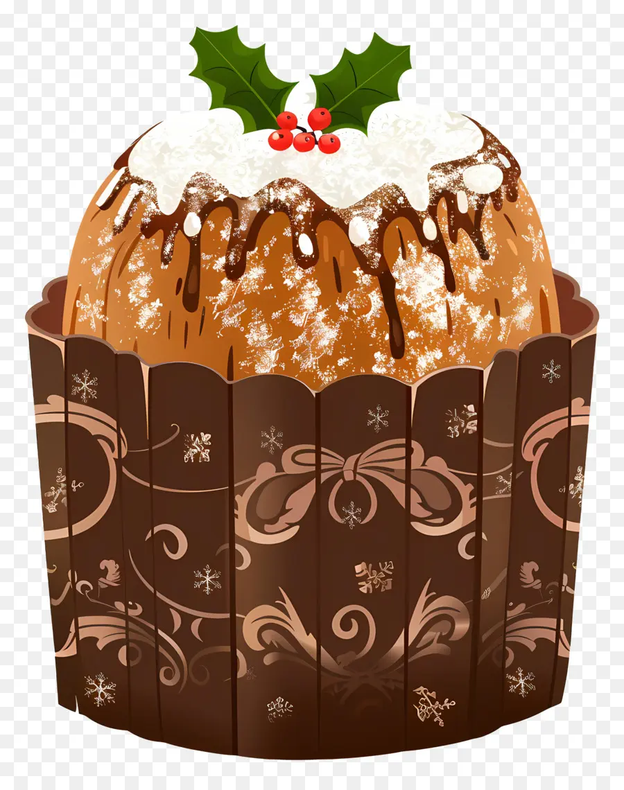 Panetón，Pudin De Navidad PNG