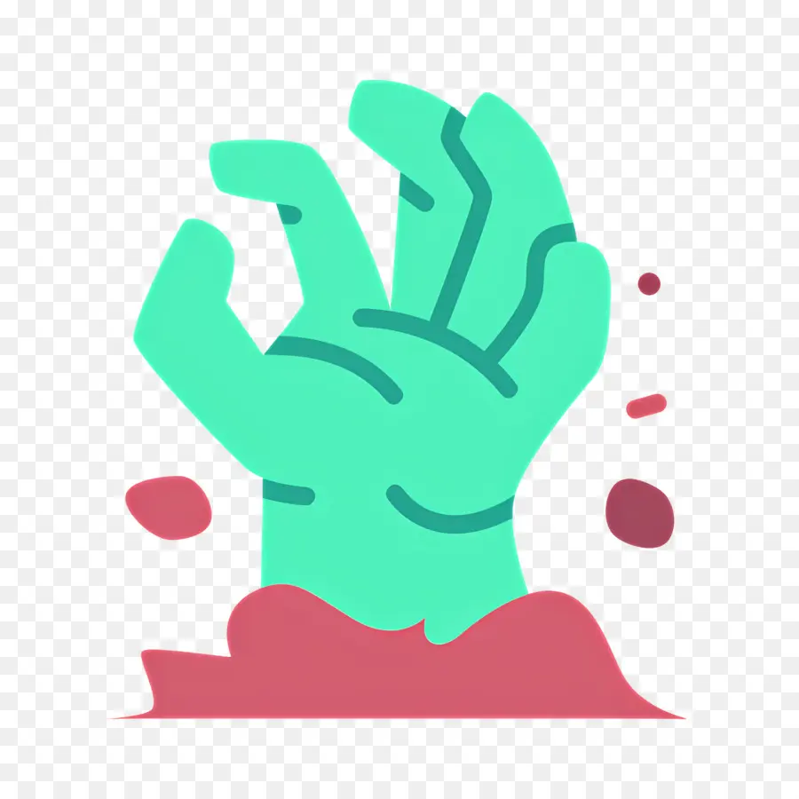 Mano De Halloween，Mano Zombi PNG