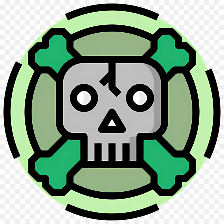 Símbolo De Veneno，Calavera PNG