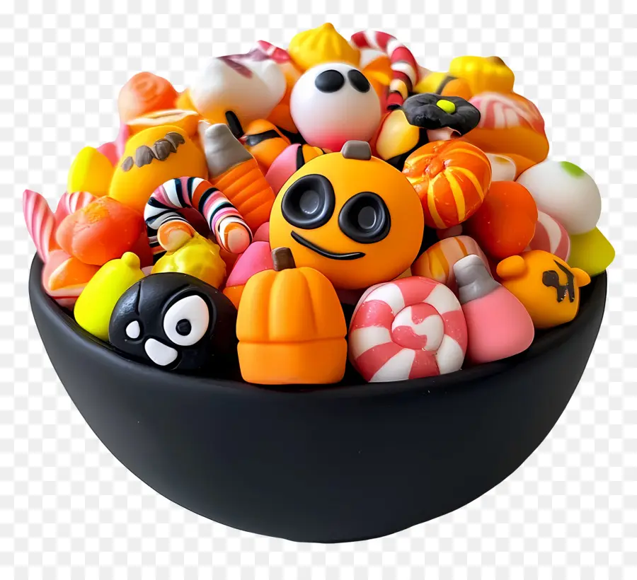 Tazón De Dulces De Halloween，Víspera De Todos Los Santos PNG