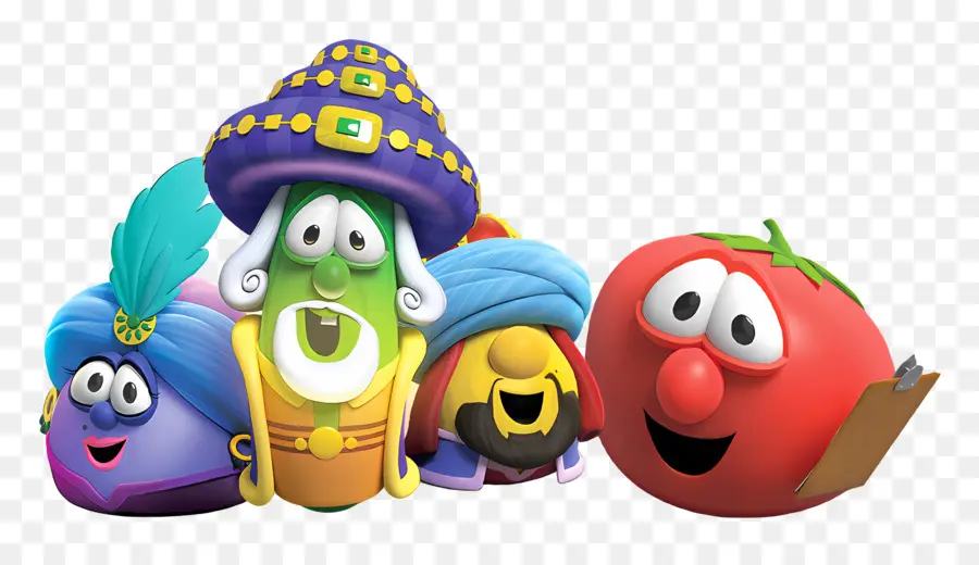 Veggietales，Personajes Vegetales PNG