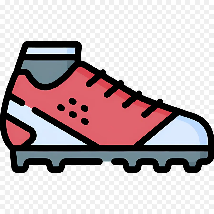 Botas De Futbol，Zapato Rojo PNG