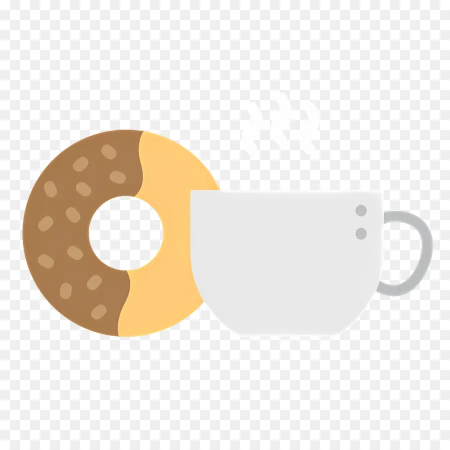 Desayuno Cafe，Café Y Donut PNG