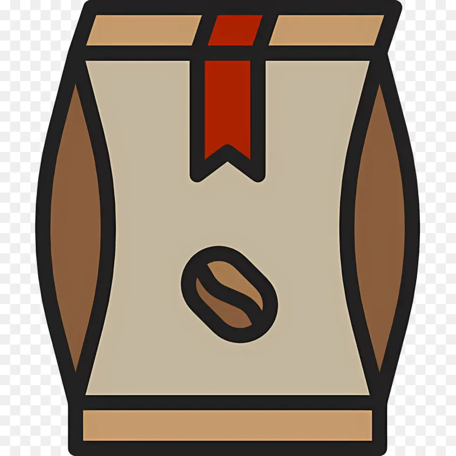 Bolsa De Café，Bolsa De Café Beige PNG