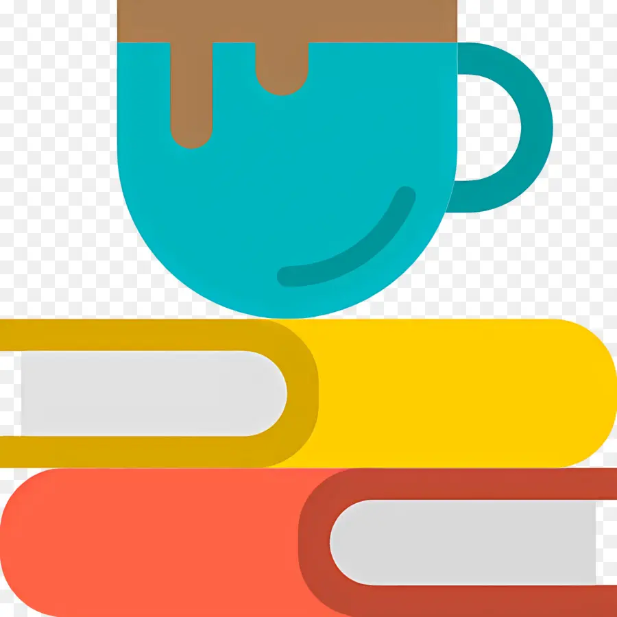 Libro Y Cafe，Taza Y Libros PNG