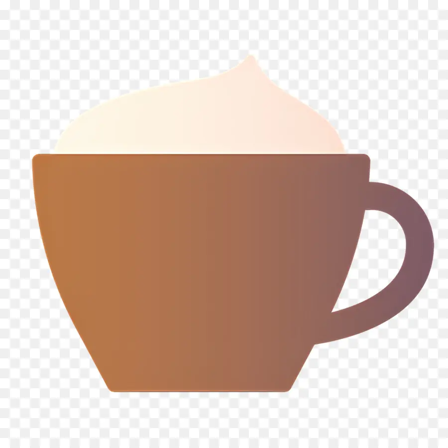 Café Capuchino，Copa Amarilla PNG