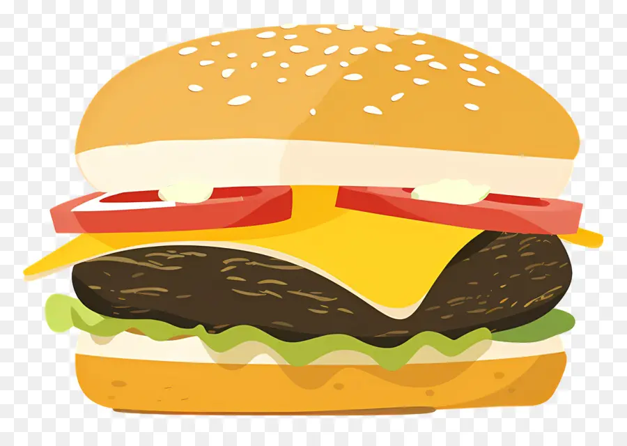 Hamburguesa Animada，Hamburguesa PNG